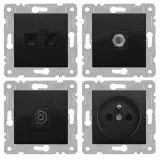 ramka-potrojna-electromalt-czarny-material-szklo