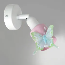 ewilight-kinkiet-motyle-1xe14-rozowy