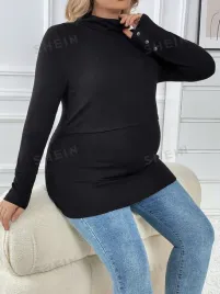 dopasowana-czarna-bluza-ciazowa-klasyczna-z-goflem-prazkowana-shein-44