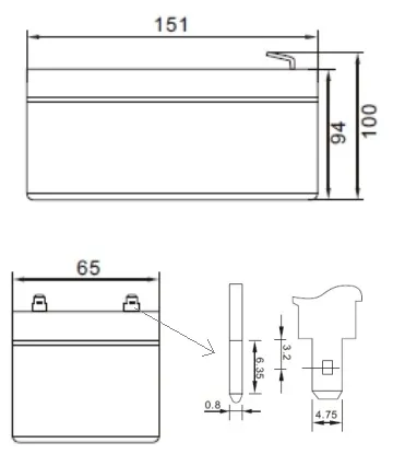 akumulator-agm-12v-7ah-f47-wysokosc-94-mm