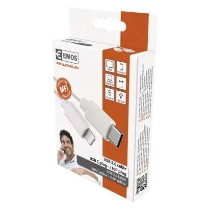kabel-emos-usb-typ-c-apple-lightning-1-m-bialy-zgodnosc-ze-standardem-quick-charge-2-0