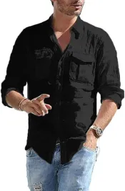 czarna-koszula-meska-dlugi-rekaw-kolnierzyk-regular-r-l