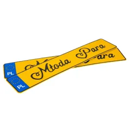 tablice-ozdobne-slubne-retro-weselne-aluminiowe-mloda-paradekoracja-auta
