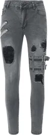 spodnie-jeasnowe-meskie-rurki-przetarcia-szare-zamki-rozmiar-l