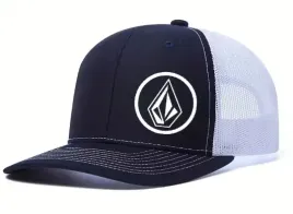 czapka-z-daszkiem-z-siateczka-granatowa-wzor-diament-na-lato-uniwersalna