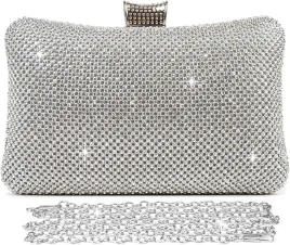 elegancka-torebka-damska-kopertowka-na-ramie-lancuszek-zdobiona-srebrna