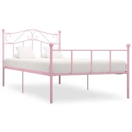 rama-lozka-rozowa-metalowa-90-x-200-cm
