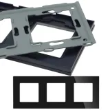 ramka-potrojna-avtelectro-czarny-kod-producenta-twg-r-003b