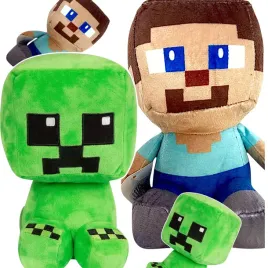 minecraft-wodny-swiat-zestaw-pluszowych-maskotek-2w1-jezdzacy-steve-kreeper