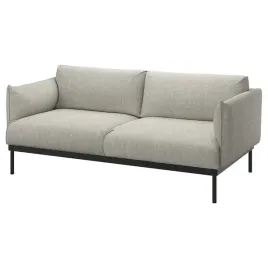 ikea-applaryd-sofa-2-osobowa-lejde-jasnoszary