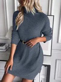 luzna-granatowa-dzianinowa-sukienka-prosta-golf-gladka-dlugi-rekaw-shein-l