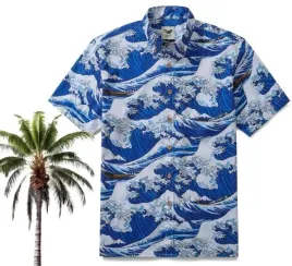 yiume-koszula-hawajska-aloha-krotki-rekaw-granatowa-fale-guziki-r-xl