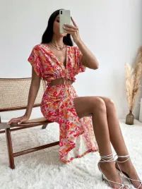 wzorzysty-komplet-wiazany-luzny-top-spodnica-wysoki-stan-rozciecie-shein-36