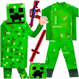 stroj-minecraft-przebranie-dla-chlopca-creeper-komplet-maska-karabin-miecz