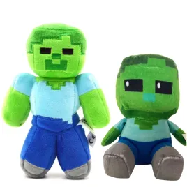 minecraft-maskotka-zestaw-2w1-zombie-baby-zombie-dwie-maskotki-z-gry
