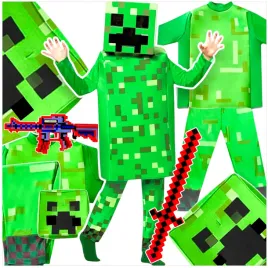stroj-minecraft-przebranie-dla-chlopca-creeper-komplet-maska-kostium-miecz