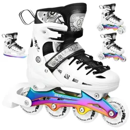 lyzworolki-4w1-regulowane-led-biale-rozm-s-31-34-nils-extreme-nh10905