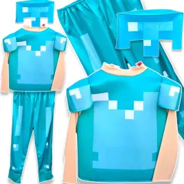 stroj-minecraft-przebranie-dla-chlopca-steve-diamentowy-maska-kostium-bal