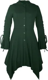 sukienka-wiktorianska-damska-zielona-przebranie-kostium-kaptur-sznurowana-l