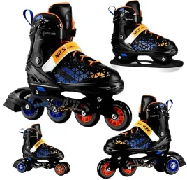 rolkowrotki-4w1-regulowane-rozmiar-39-43-lyzwy-hokejowe-niebieskie-abec-7