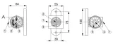 lampa-obrysowa-ld2186-graphite-waga-z-opakowaniem-1-kg