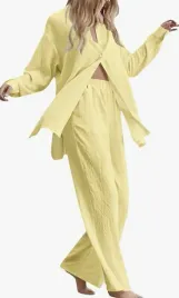 komplet-damski-letni-zolty-koszula-spodnie-z-elastyczna-talia-r-l