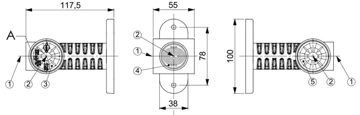 lampa-obrysowa-ld2191-graphite-waga-z-opakowaniem-1-kg