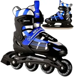 lyzworolki-rolki-2w1-regulowane-31-34-granatowe-stal-aluminium-abec-7-pu-s