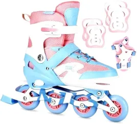 zestaw-dla-dziecka-dziewczynki-lyzworolki-rolki-ochraniacze-rozmiar-l