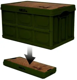 skladana-skrzynia-z-funkcja-stolu-nils-camp-ncb4007-zielona-2w1-na-kemping