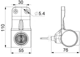 lampa-obrysowa-ld370-graphite-biala-producent-czesci-kamar