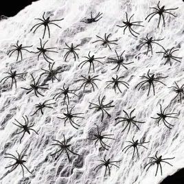 pajeczyna-z-pajakami-dekoracje-na-halloween