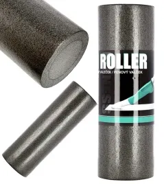 roller-fitness-walek-do-masazu-plecow-ciala-epp-45cm-hms-gladki-szary-joga