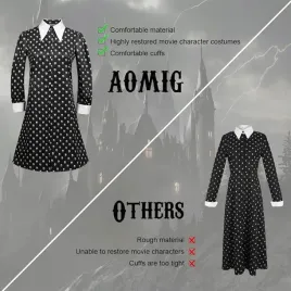 aomig-wednesday-addams-stroj-sukienka-cosplay-przebranie-150-cm-przypinka