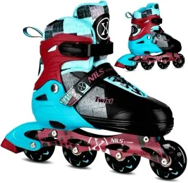 lyzworolki-rolki-dla-dziecka-regulowane-kauczuk-abec-7-r-39-42-niebieskie