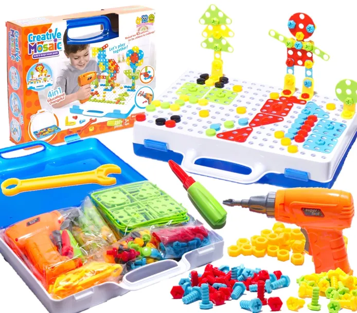 kreatywna-mozaika-ukladanka-4w1-wkretarka-237-elementow-material-plastik