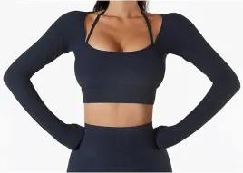 top-damski-dlugi-rekaw-sportowy-fitness-granatowy-w-prazki-fitness-r-m