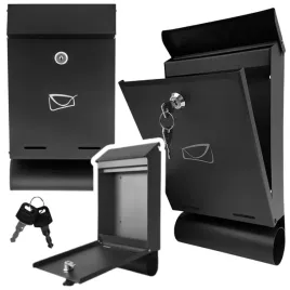 skrzynka-na-listy-z-gazetnikiem-lean-czarny