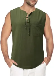 tank-top-zielony-wiazanie-z-przodu-kieszonka-na-lato-bezrekawnik-meski-r-l