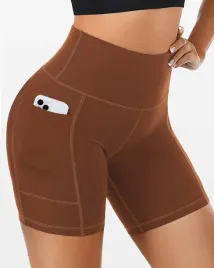 sportowe-spodenki-kolarki-damskie-brazowe-krotkie-joga-fitness-modne-r-l