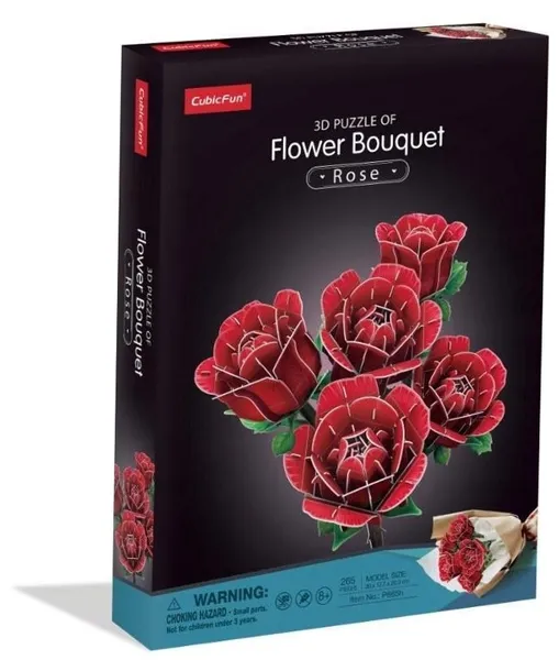 puzzle-3d-cubicfun-flower-bouquet-rose-265-elementow-marka-cubic-fun