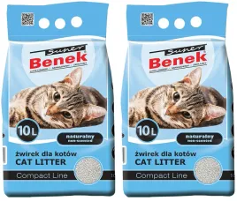 zwirek-dla-kota-bentonitowy-benek-compact-naturalny-drobny-zbrylajacy-20l