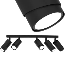 lampa-sufitowa-listwa-led-regulowane-5x-gu10-bevel-czarny