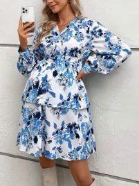 shein-sukienka-ciazowa-przed-kolano-dlugi-rekaw-bialy-rozmiar-38