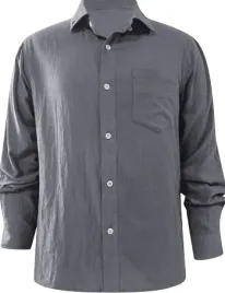 szara-klasyczna-koszula-meska-dlugi-rekaw-kieszonka-guziki-rozmiar-xxl
