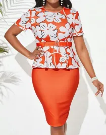 pomaranczowy-komplet-spodnica-olowkowa-midi-bluzka-w-kwiaty-shein-40-42