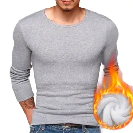 koszulka-meska-ocieplana-szara-klasyczna-z-polarkiem-rozmiar-s