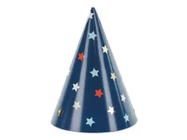 czapeczki-niebieskie-papierowe-gwiazdki-samoloty-na-urodziny-roczek-6szt