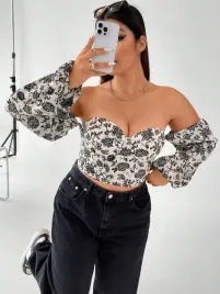 bialo-czarny-wzorzysty-wiazany-top-odkryte-ramiona-usztywnienie-shein-46