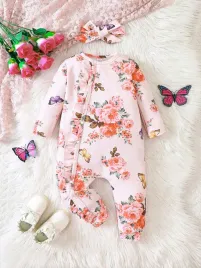 dlugie-rozowa-rampersy-klasyczne-wzor-kwiaty-rozpinane-shein-74